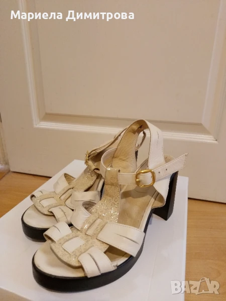 Дамски сандали с ток, снимка 1