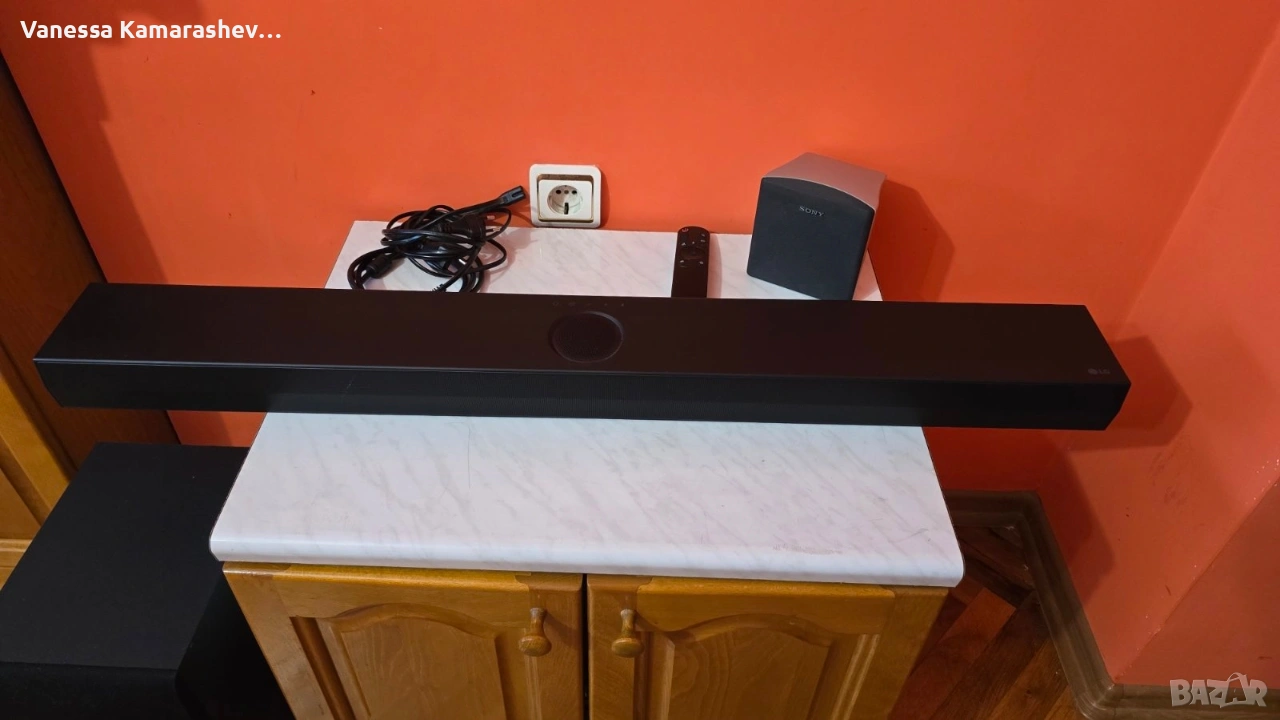 Soundbar система LG S70TY БЕЗЖИЧЕН СУБУФЕР, ОБЩА МОЩНОСТ 400 W, снимка 1