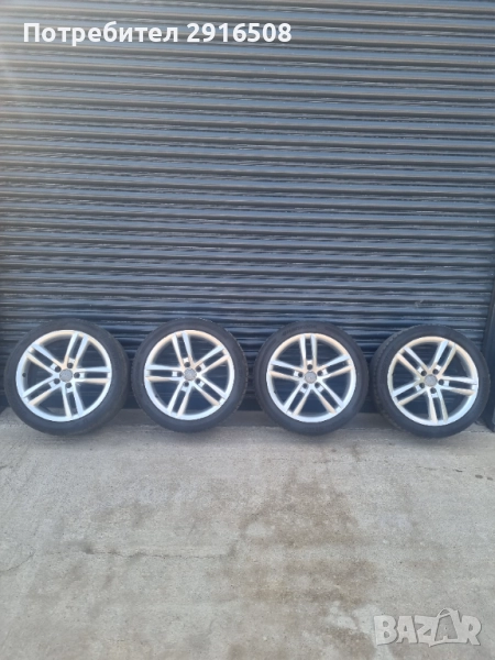 Оригинални Ауди джанти 18 с гуми дот 22, снимка 1