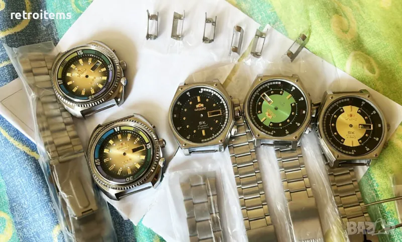 Нови корпуси и компоненти за часовници Orient AAA и Orient SK (без механизми), снимка 1