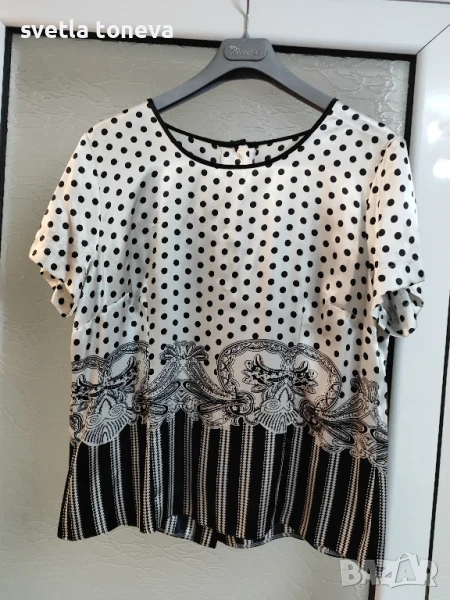 Елегантна сатенена блуза, снимка 1