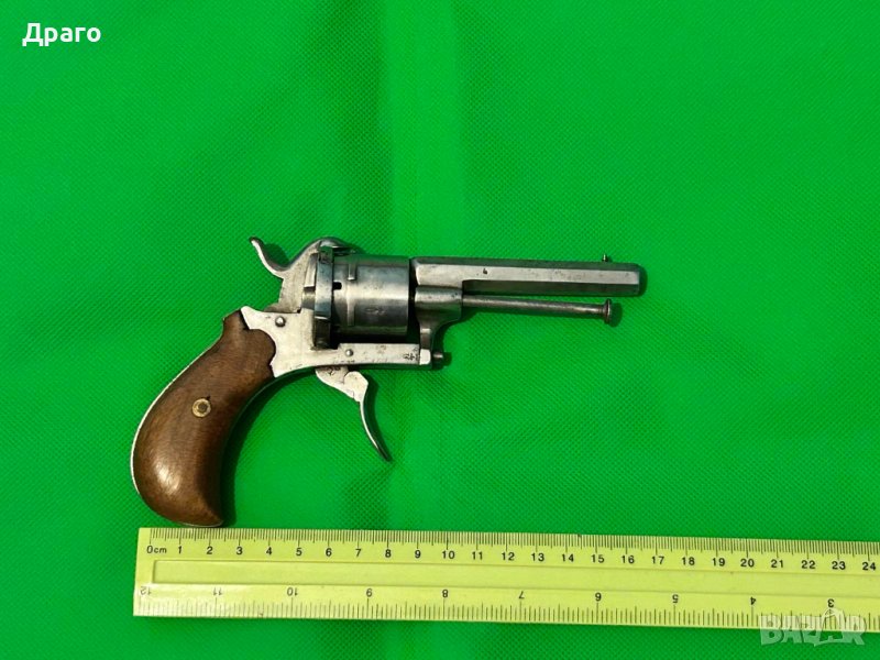 Стар щифтов револвер Лефуше 7 мм, снимка 1