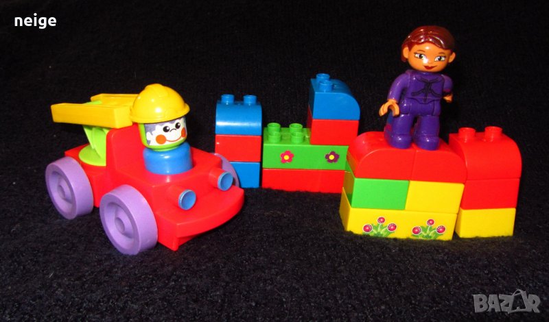 Mega bloks 15 части и човече, камион пожарна Fun time, снимка 1