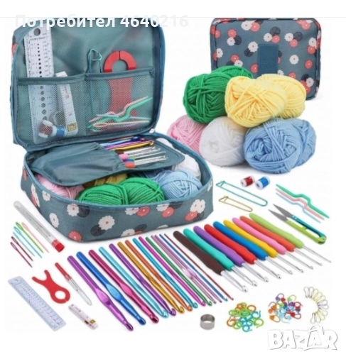 Комплект аксесоари за плетене, снимка 1