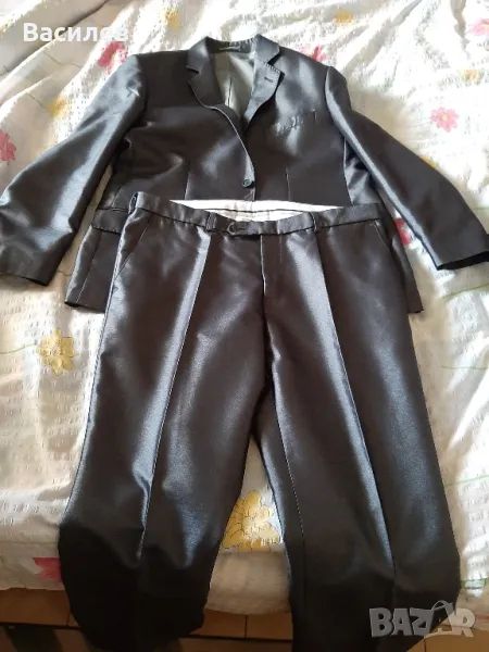 сиво-син костюм, снимка 1