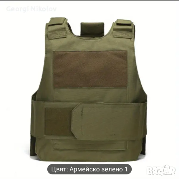 Тактическа жилетка-армейско зелено, снимка 1
