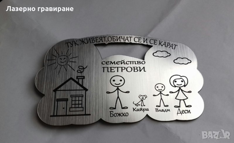 ТОП ЦЕНА-Табели за врата" Семейство...", снимка 1