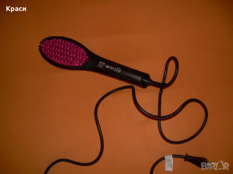 Електрическа четка за изправяне с керамично покритие, снимка 1