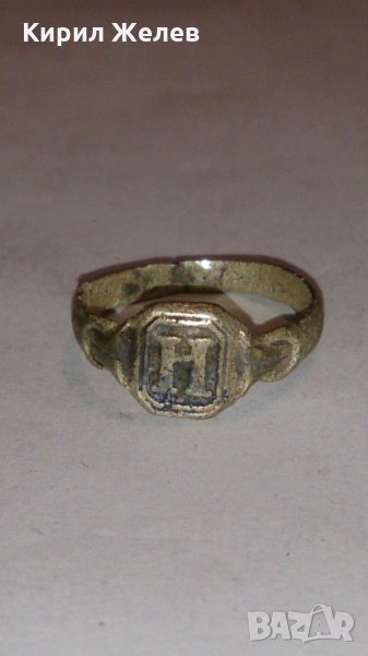 Старинен пръстен над стогодишен сачан -59881, снимка 1