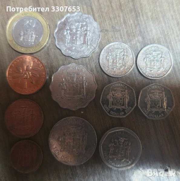 монети Ямайка 12 бр, снимка 1