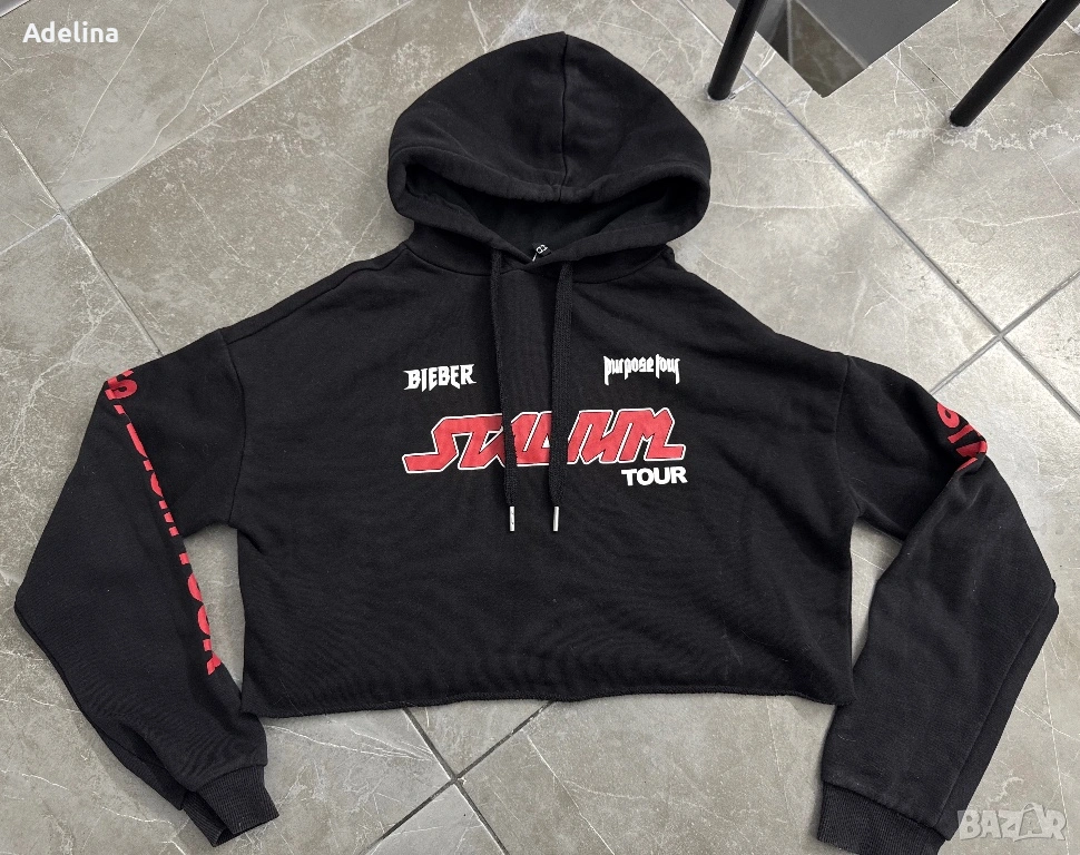 Блуза с дълъг ръкав- Crop top , снимка 1