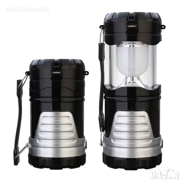 Фенер за излети с диоди и соларно зареждане CAMP LAMPA-10C, снимка 1