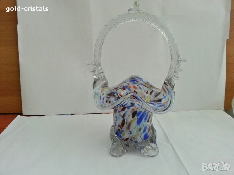 антикварна кошничка купа бонбониера, снимка 1