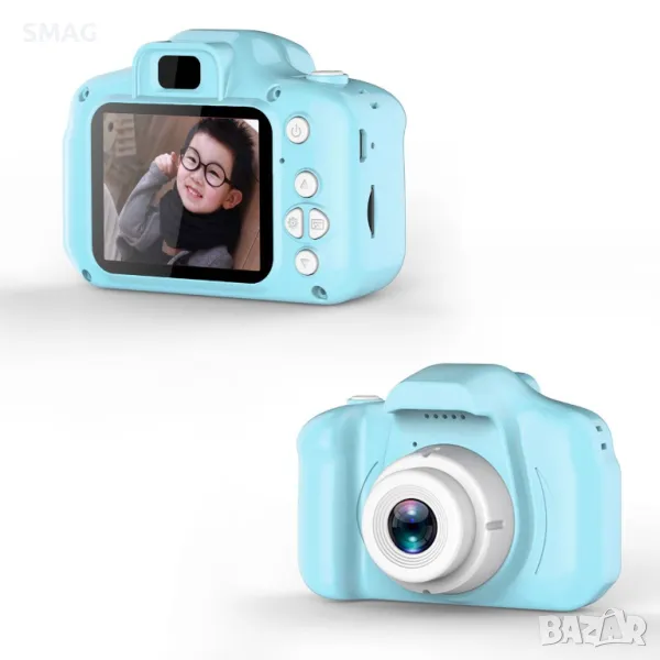 Детска камера с 5 видео игри USB 8.5x5x6см S_1245235, снимка 1