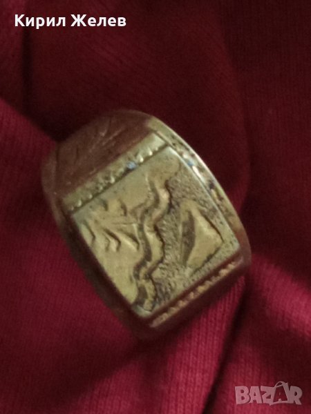 Пръстен стар бронзов 21904, снимка 1