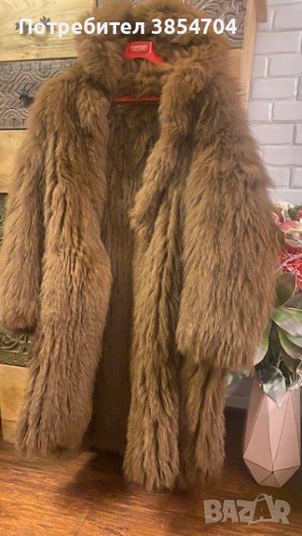 Палто 100% лисица*115см дължина, снимка 1