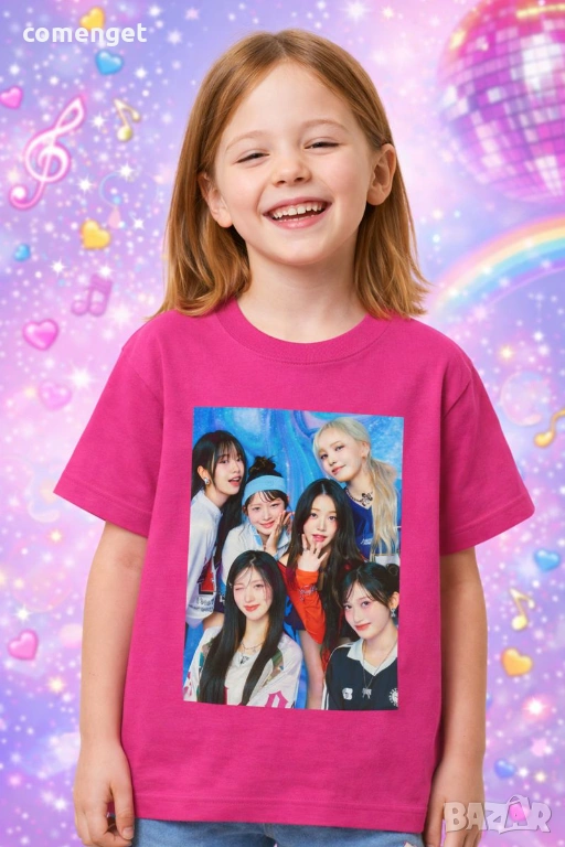 NEW 2026! IVE K-POP тениски, 6 цвята! Поръчай с ТВОЯ идея!, снимка 1