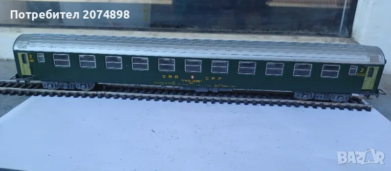 Четриосен вагон екстрадълъг мащаб НО 1:87, снимка 1