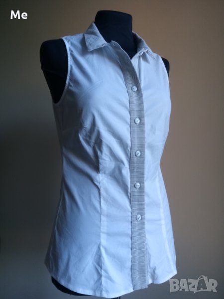 ARMANI JEANS бяла риза без ръкав размер М, снимка 1
