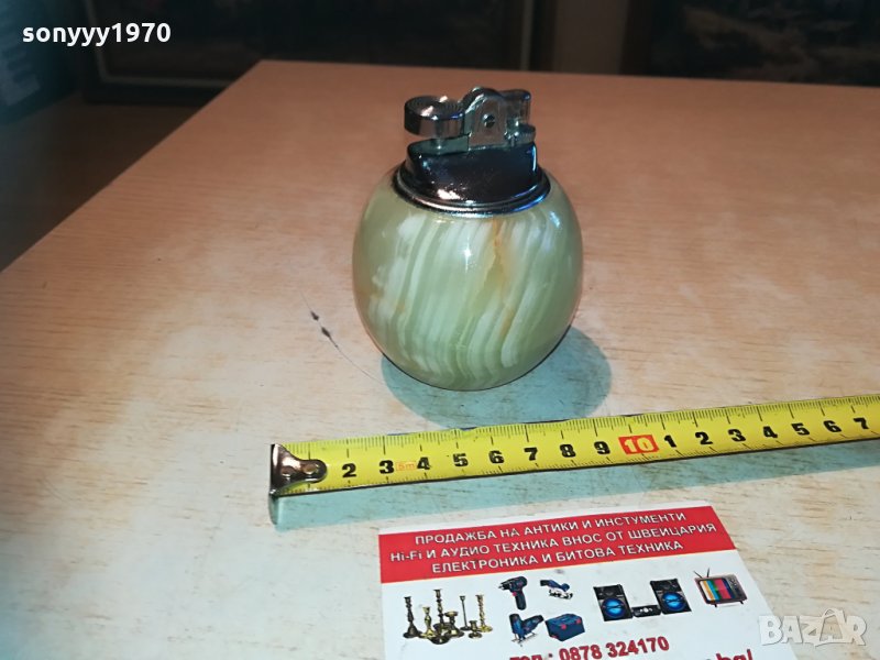 мраморна запалка-внос германия 1005212056, снимка 1