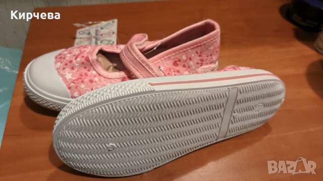 Детски гуменки за момиче 28 - ми номер с лепка, снимка 3 - Детски гуменки - 33817545