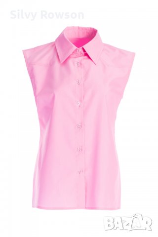 Дамска риза 𝐒𝐢𝐥𝐯𝐲 𝐑𝐨𝐰𝐬𝐨𝐧 без ръкав в бонбонен цвят