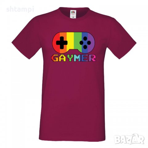  Мъжка тениска Gaymer 1 multicolor Прайд Празник.Повод,Изненада, снимка 4 - Тениски - 37102432