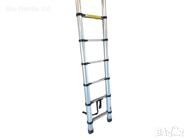 Стълба алуминиева телескопична 3,8м, 150кг, 13 секции, снимка 3 - Други инструменти - 53338743
