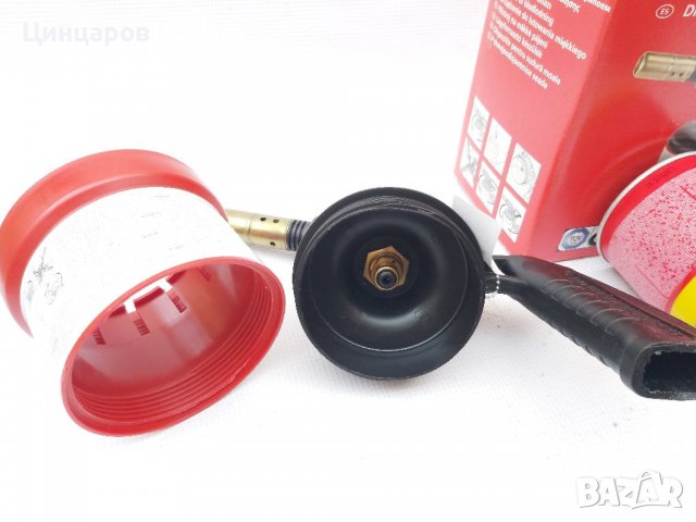 Горелка Rothenberger Roflame Piezo Горелка в комплект с буренце газ , снимка 4 - Други машини и части - 38135648