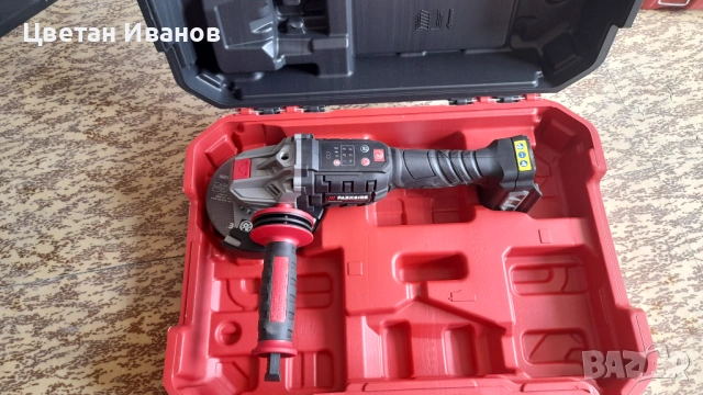 Акумолаторен Ъглошлайф Parkside Performance F6 - 20v, снимка 9 - Ъглошлайфи - 53238925