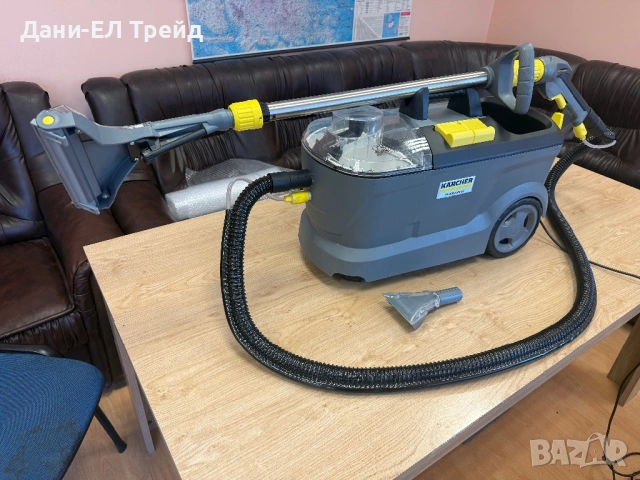 Екстрактор Karcher PUZZI 10/1 1250W - Перяща прахосмукачка + ръчна дюза и подова дюза