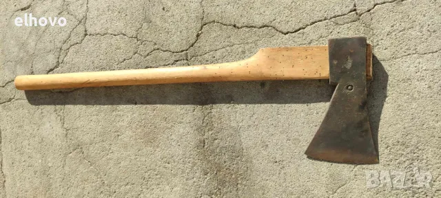 Стара брадва с дълга дръжка#25 , снимка 2 - Антикварни и старинни предмети - 47859850