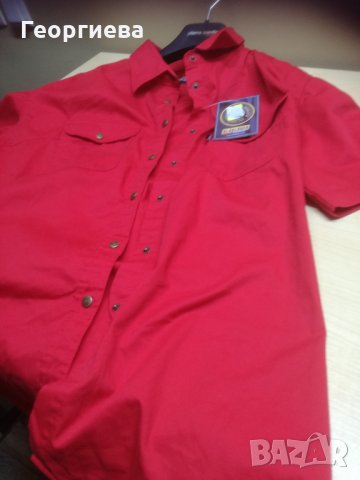 Дамска червена  риза, снимка 1