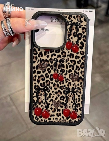 Леопардови калъфи/кейсове за телефон, снимка 15 - Калъфи, кейсове - 52639521