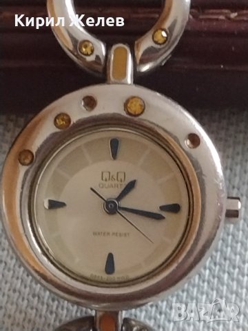 Елегантен дамски часовник Q/Q QUARTZ WATER RESISTANT красив стилен дизайн 41761