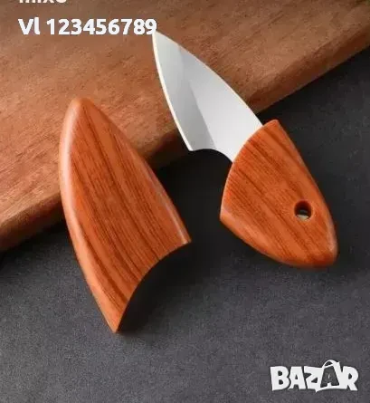 Мини нож с кания , стомана - 54x104 мм