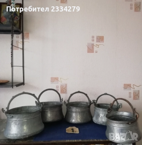 Менчета,бакърчета-котлета,,сватбарски и коледарски" калайдисани., снимка 8 - Антикварни и старинни предмети - 38272015