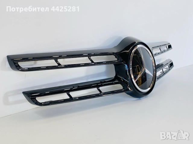 решетка радиаторна Mercedes  W166 GLE 2015-2019 г. #1050V. А1668850523, снимка 3 - Части - 52854962