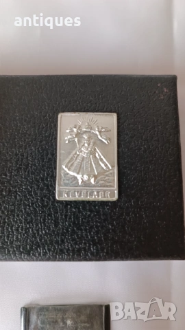 Малки сребърни икони - Дева Мария и Свети Христофор, снимка 4 - Антикварни и старинни предмети - 53266194