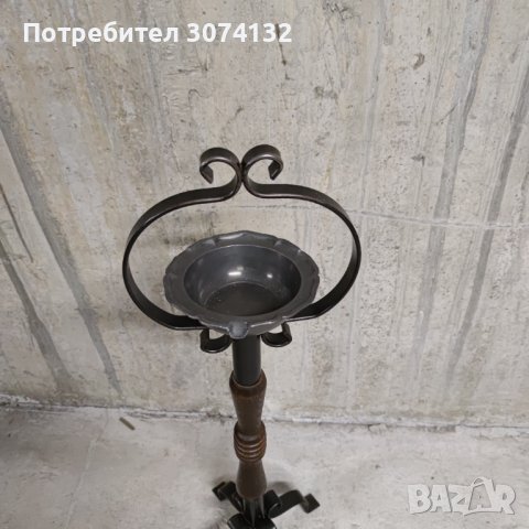 Ретро метален пепелник, снимка 3 - Колекции - 36886124