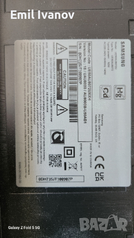 Samsung UE50AU8072u, снимка 4 - Части и Платки - 44894840