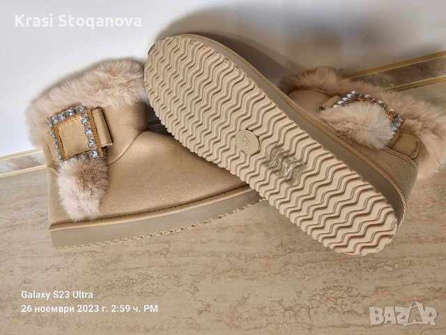 ❄️ЗИМНИ❄️ Ботуши ❄️Дамски НОВИ -  37 номер / Made in Italy , снимка 10 - Дамски ботуши - 43154642
