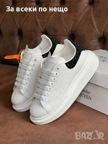 Дамски блестящи маратонки Alexander McQueen - 4 налични цвята Код D1123, снимка 2 - Маратонки - 47528788