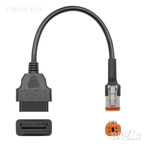 4PIN към OBD2 Адаптер Кабел за Harley Davidson Мотоциклети