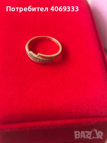 Златен пръстен 14к 2.53гр 55р-р , снимка 6 - Пръстени - 51749756