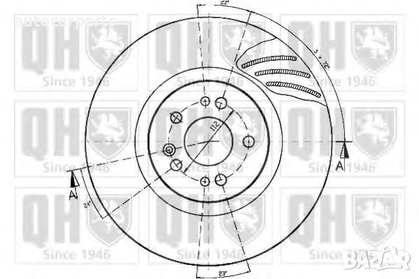 Спирачен диск за Мерцедес ML-класа (W163) / MERCEDES-BENZ ML (W163) , снимка 7 - Части - 44096904