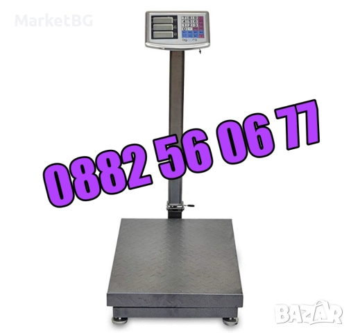 Кантар с платформа до 300 кг, електронен кантар до 300 кг,везна 300 кг, снимка 3 - Везни - 52177841