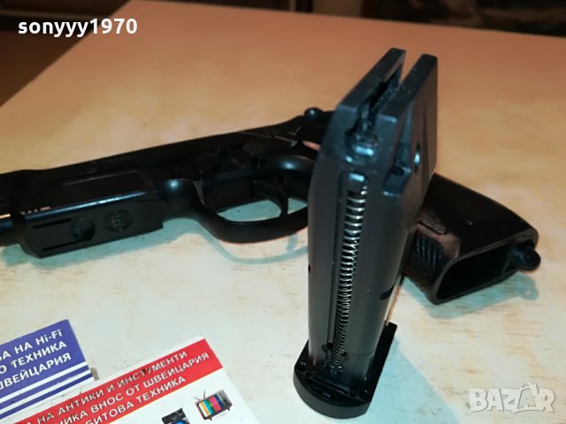 beretta-italy/germany пистолет 1606211111, снимка 5 - Въздушно оръжие - 33233429