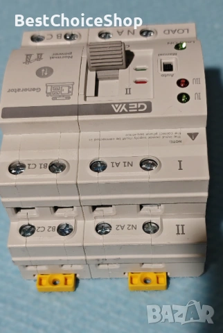 Автоматичен превключвател ATS G2R 4P 63A DIN, релса, ектронен превключвател – 220V, снимка 2 - Друга електроника - 53105121