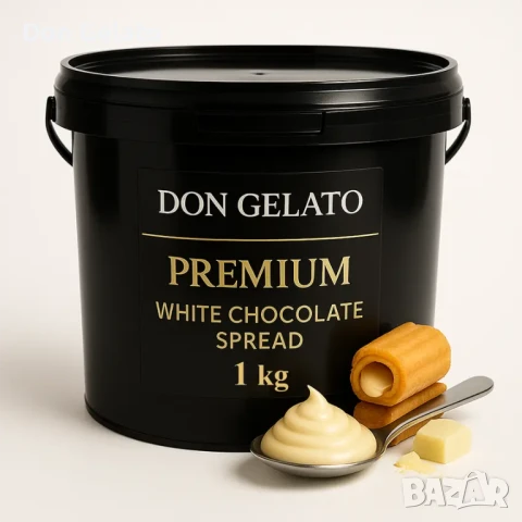 Бял течен шоколад Don Gelato Premium – 1 кг, снимка 3 - Други - 51268369
